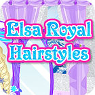 Igra Frozen. Elsa Royal Hairstyles